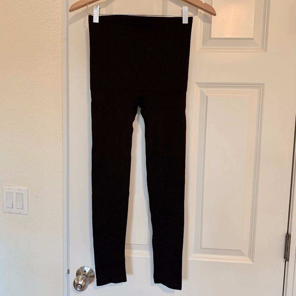 Anself Waist Trainer Full Length Black Leggings, S